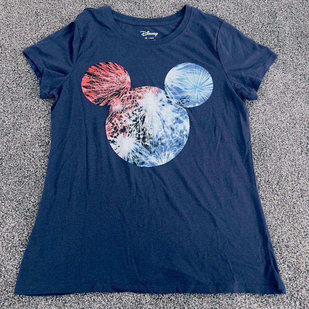 Disney Fireworks Mickey Mouse T-Shirt size Medium